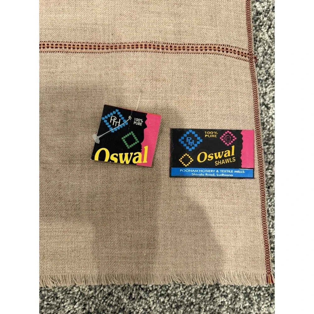 Oswal Shawl Pashmina Fine Wool 82